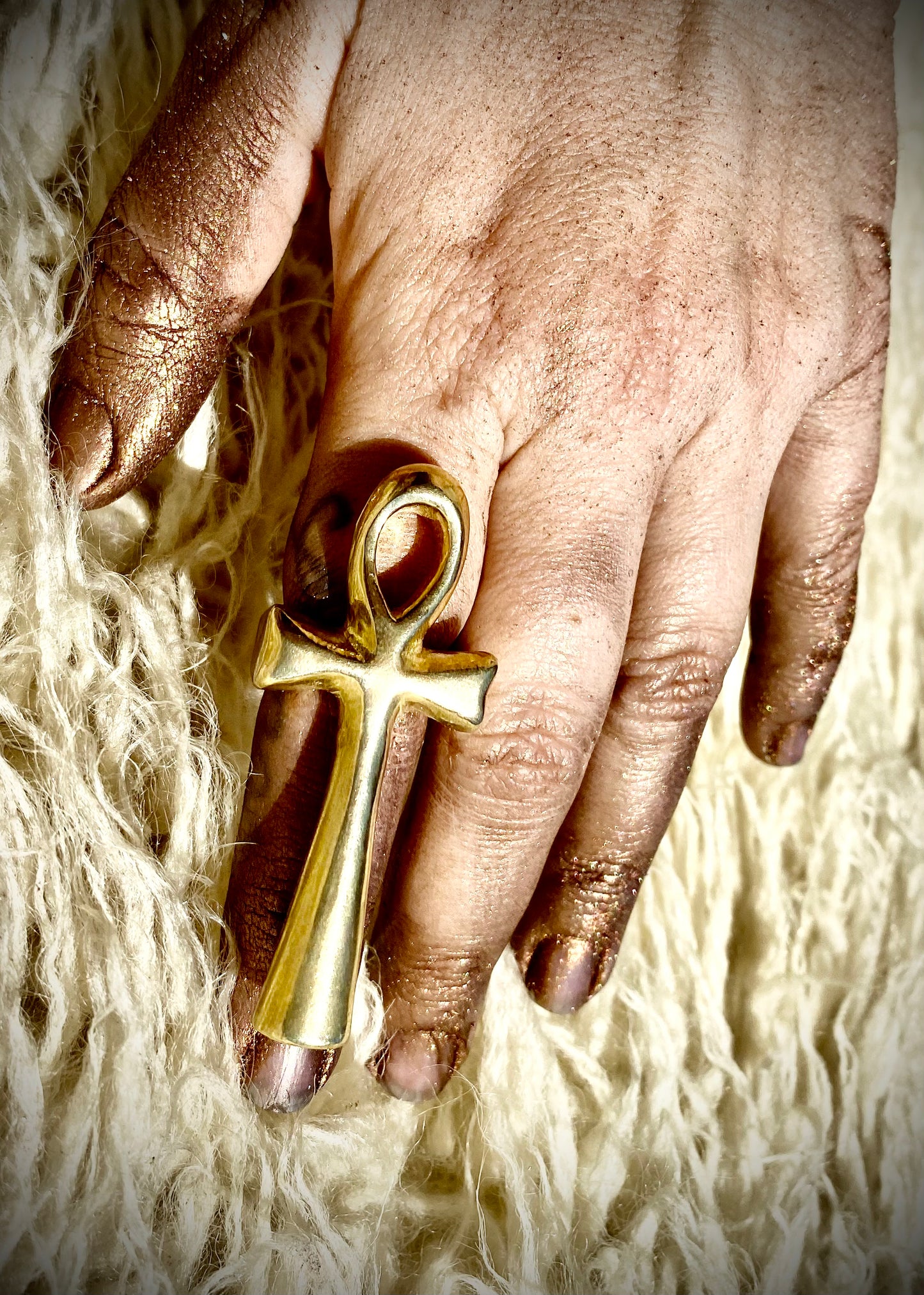 🚚💨Mother Ankh Ring