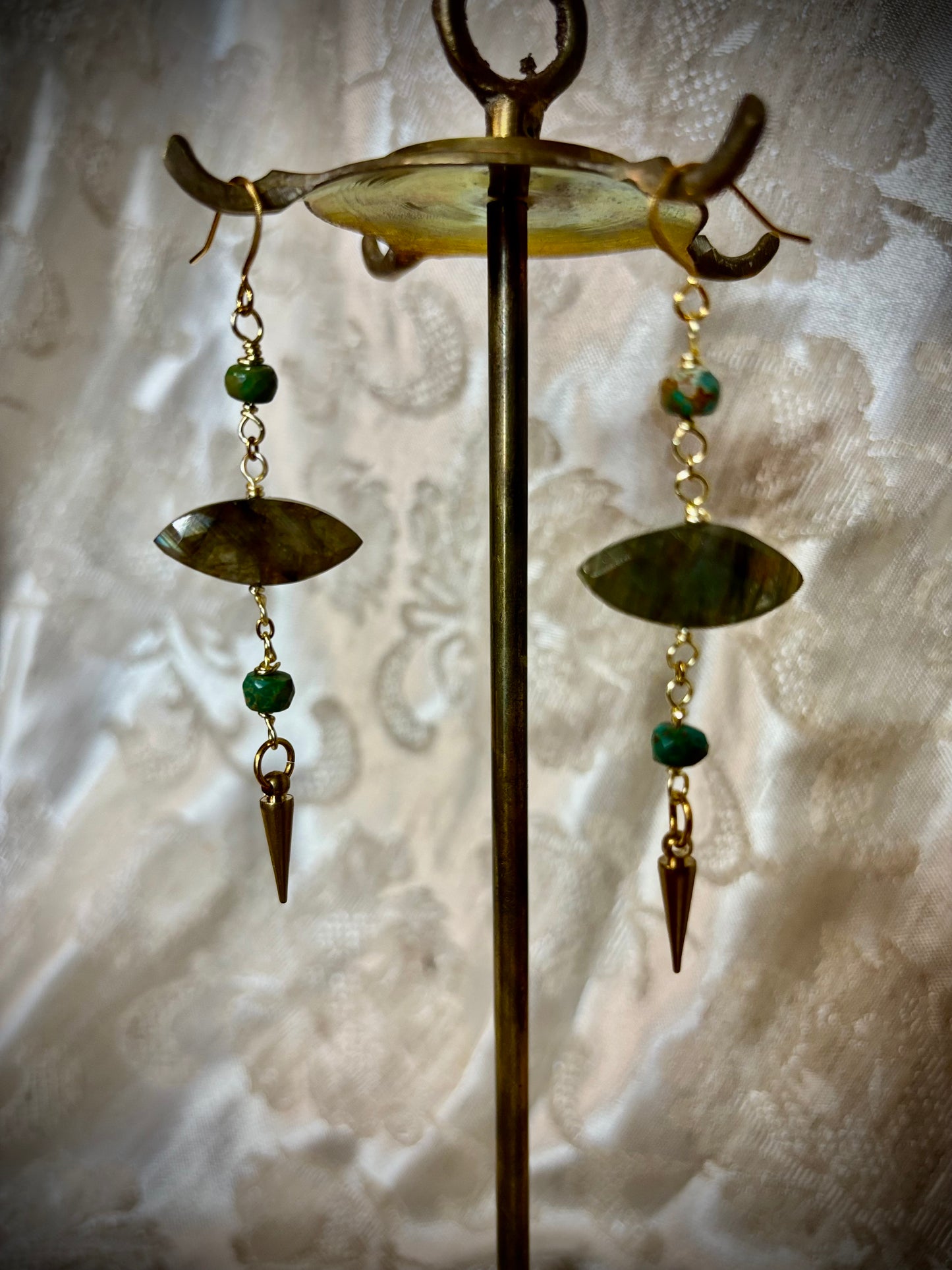 Eye & Spike earrings