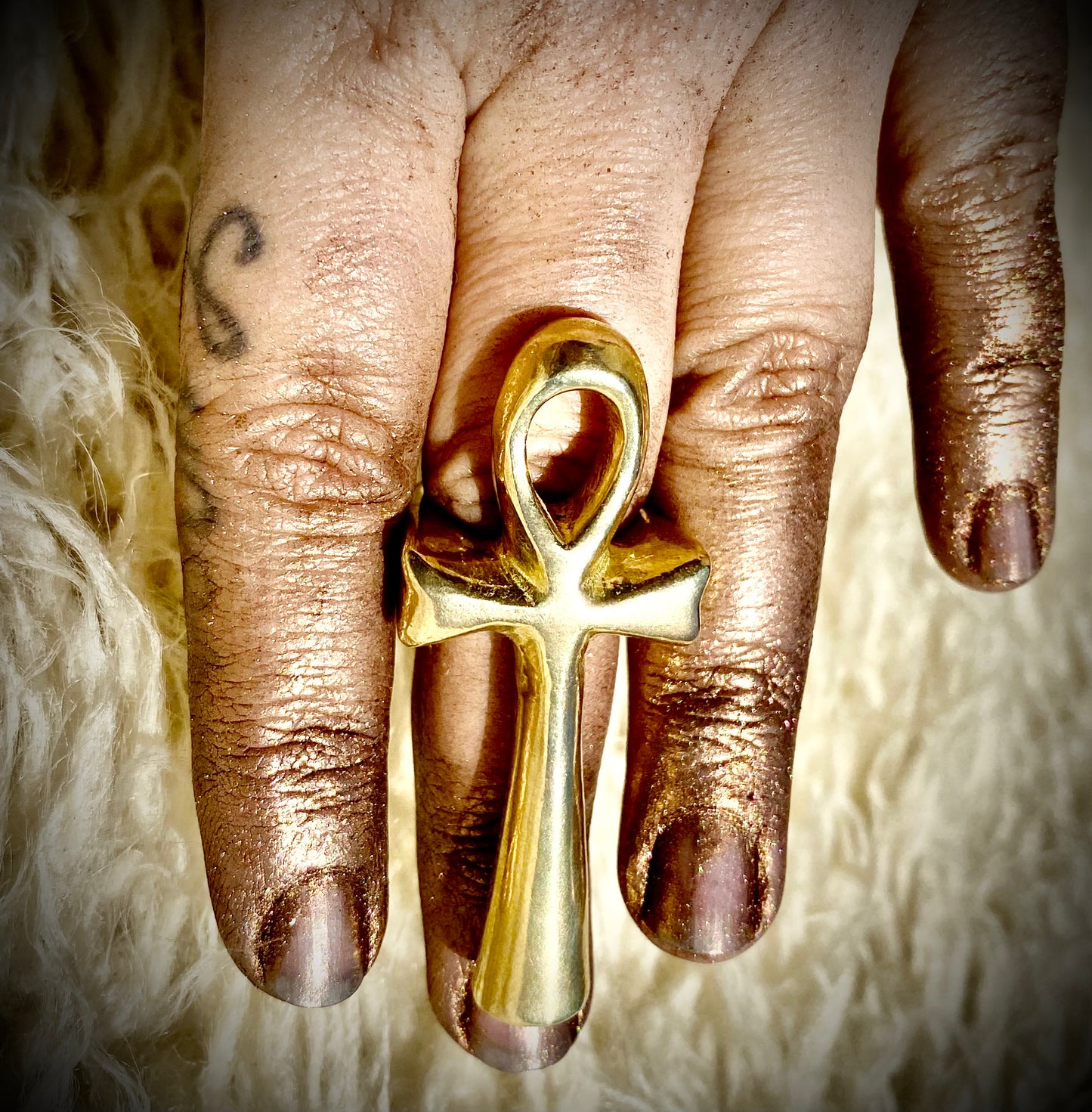 🚚💨Mother Ankh Ring