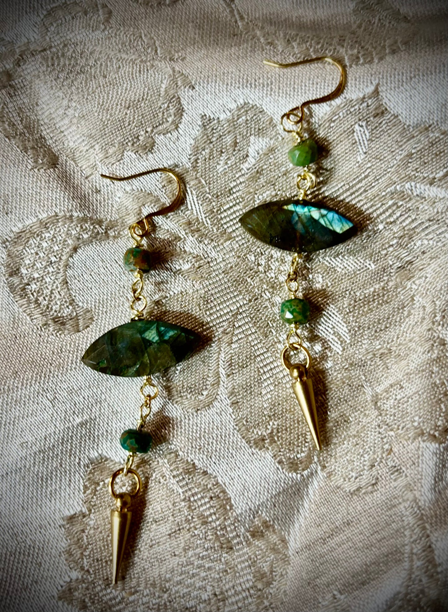 Eye & Spike earrings