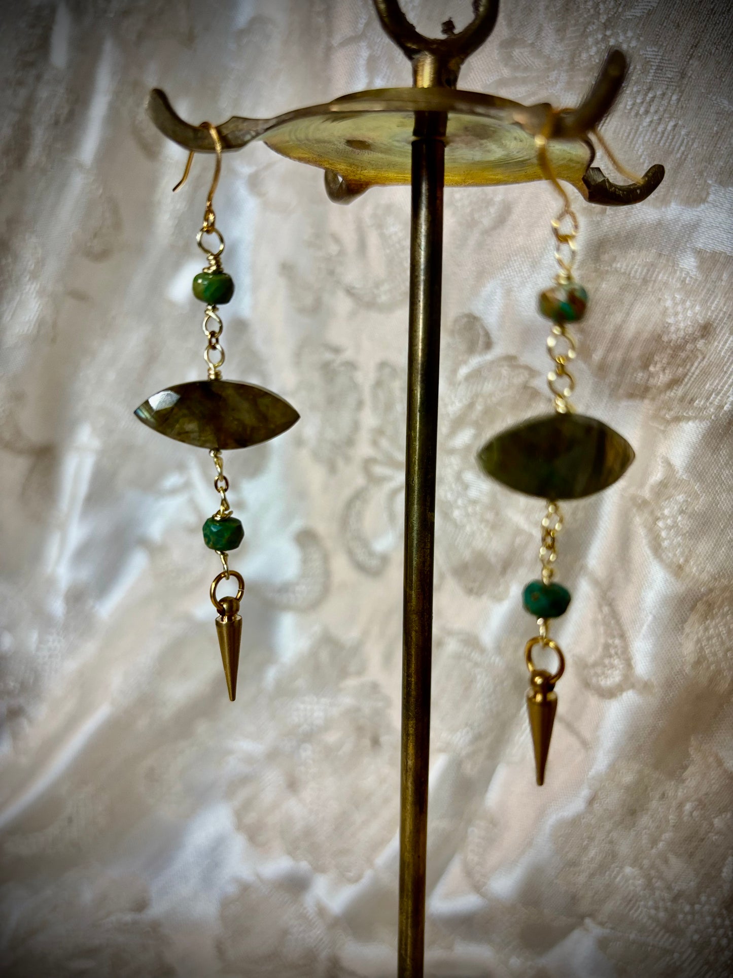 Eye & Spike earrings