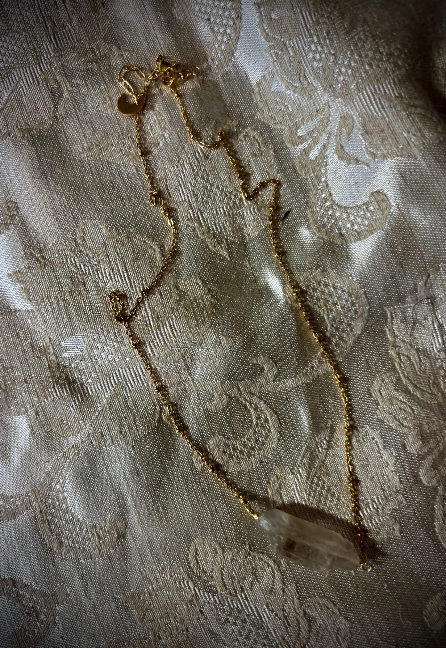 Satellite & Quartz necklace