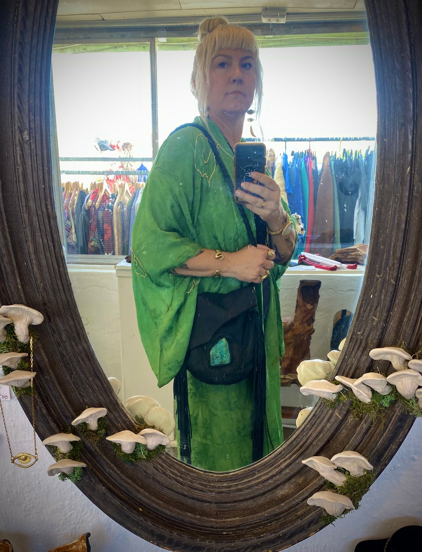 🚚💨Chrysocolla Fringe Bag