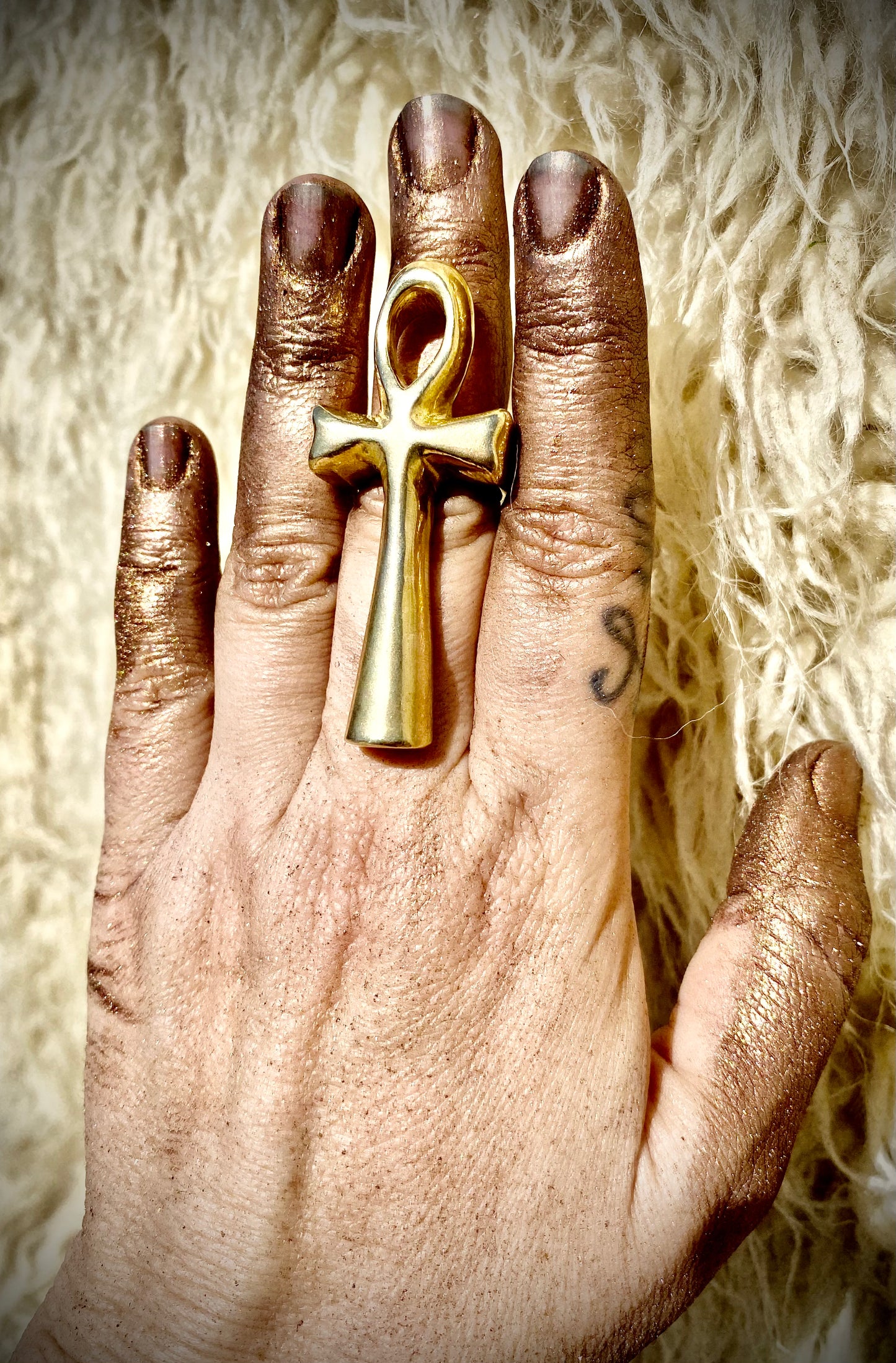 🚚💨Mother Ankh Ring
