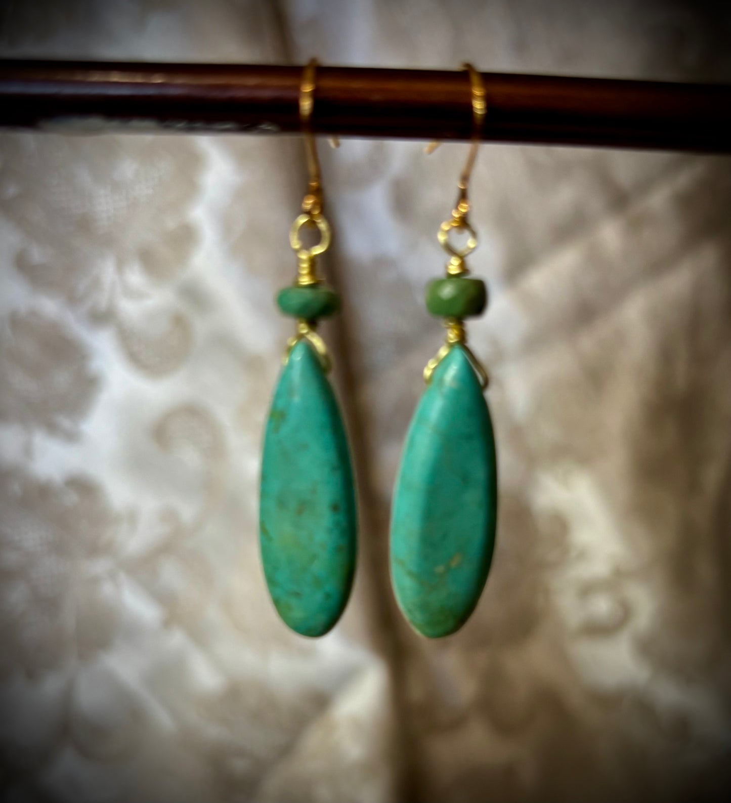 Turq Drop earrings