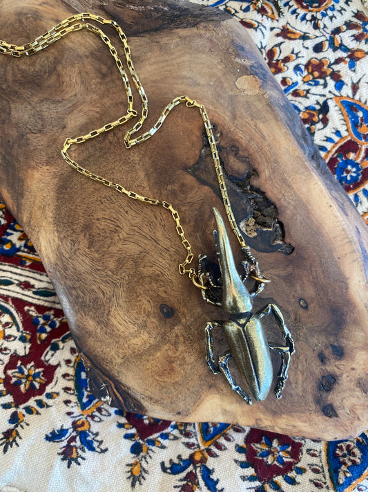 🚚💨Beetle necklace