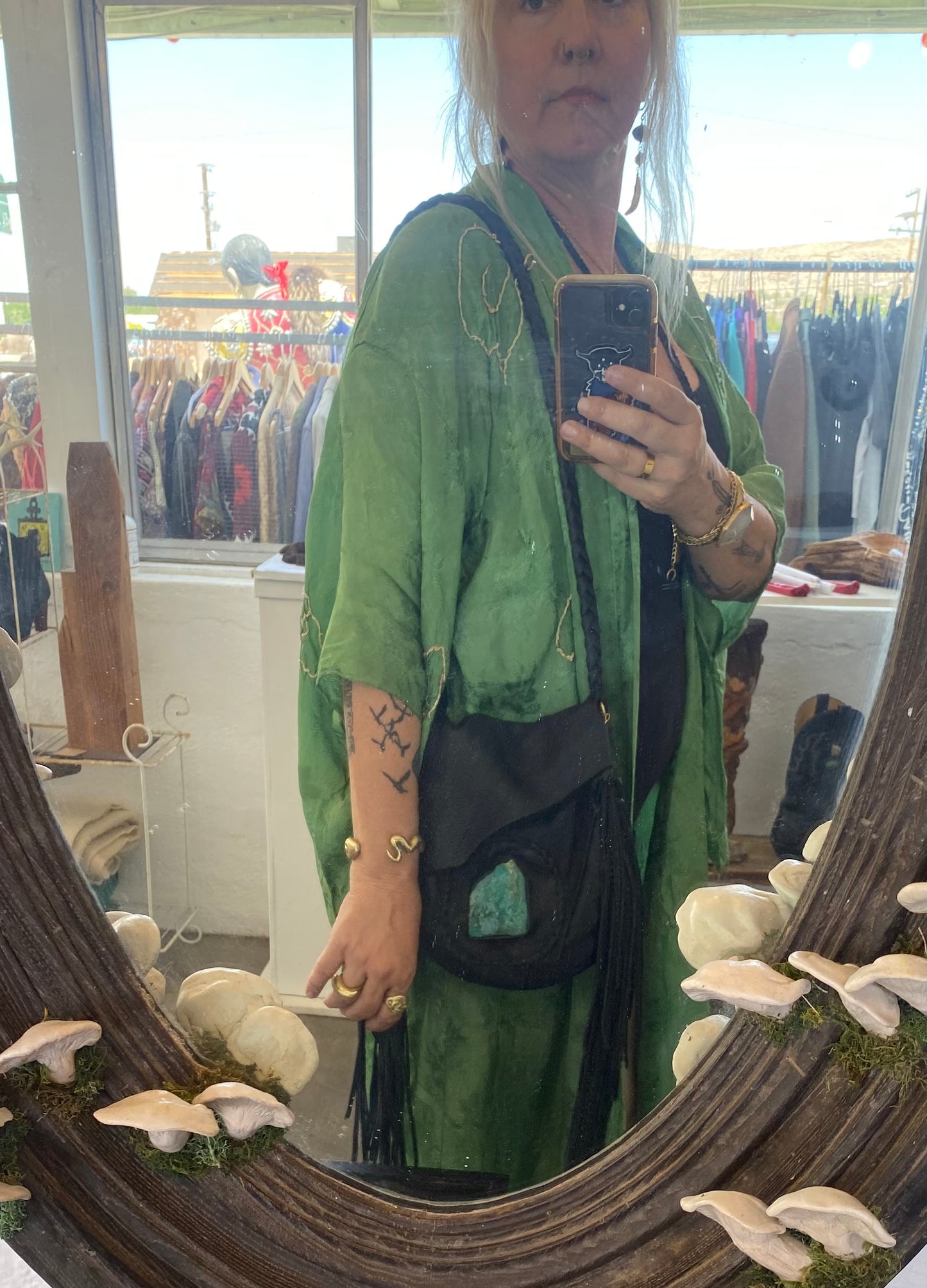 🚚💨Chrysocolla Fringe Bag