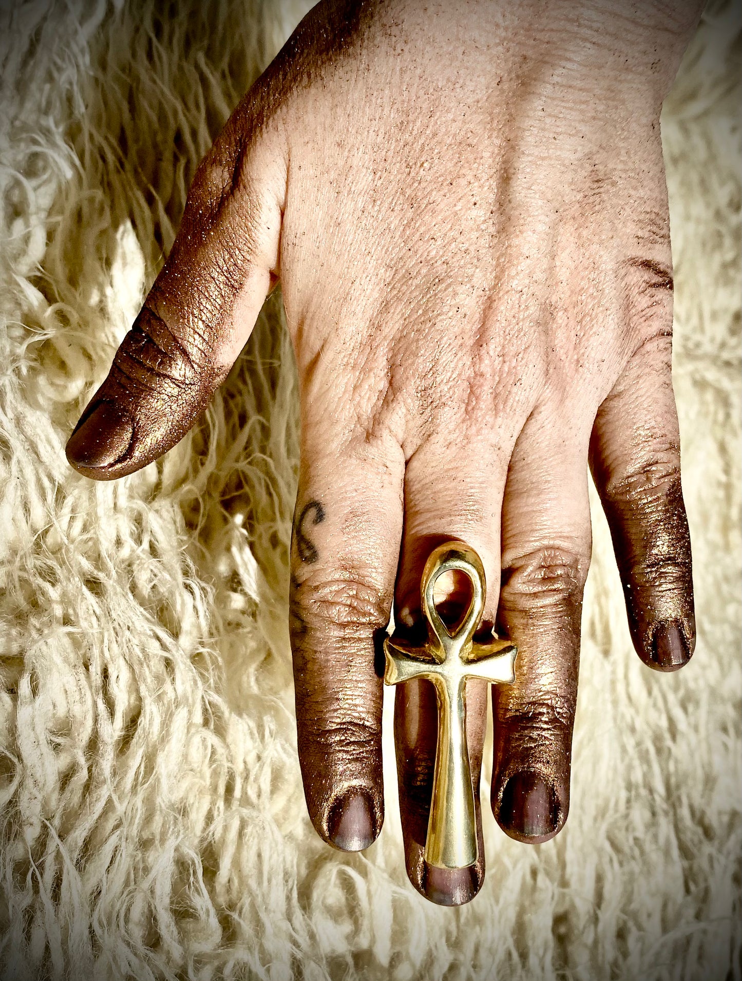 🚚💨Mother Ankh Ring
