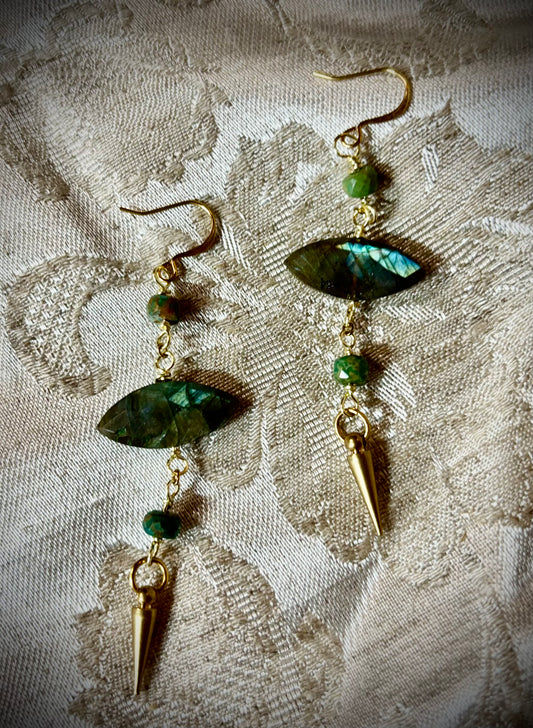 Eye & Spike earrings