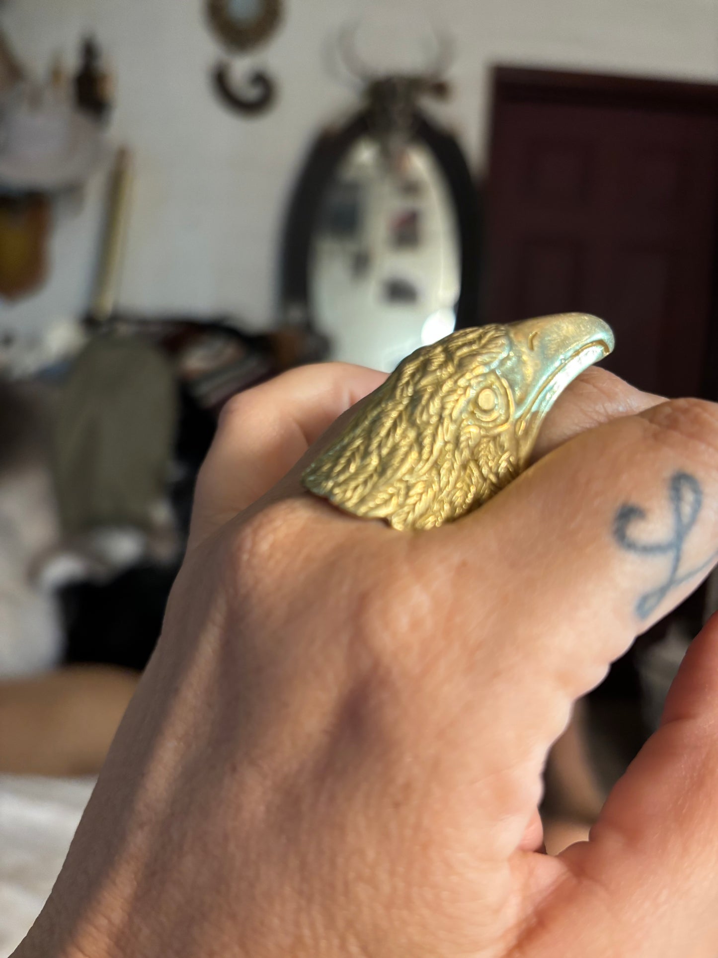 EAGLE/CROW RING