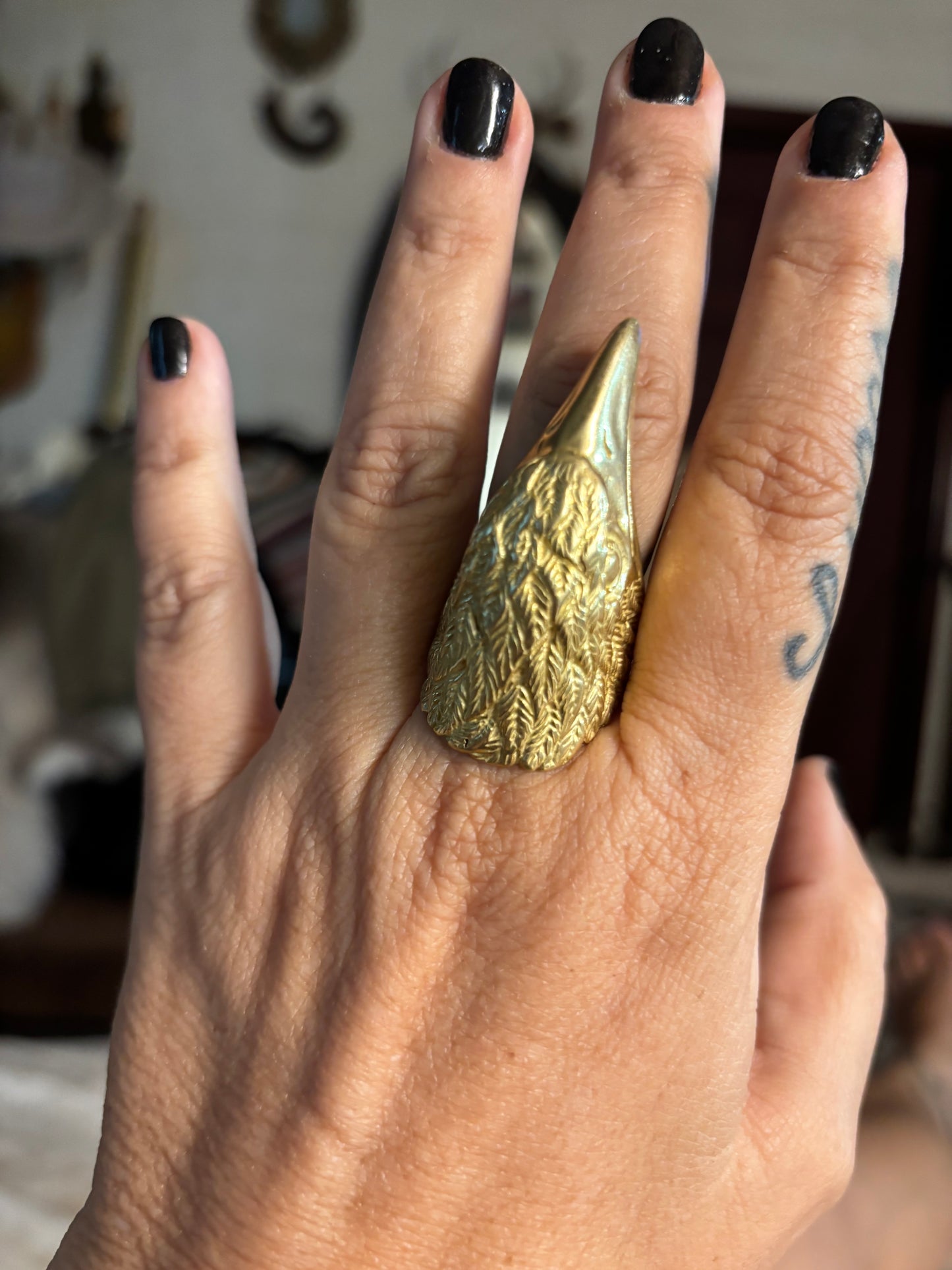 EAGLE/CROW RING